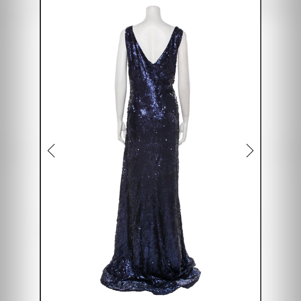 Rene Ruiz Long Blue Evening Gown - Picture 2 of 5